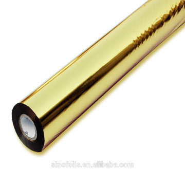Metallic gold stamping foil for textile used on clothing heat transfer foil for leather