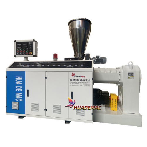 twin screw extruder for pvc pipe production machine