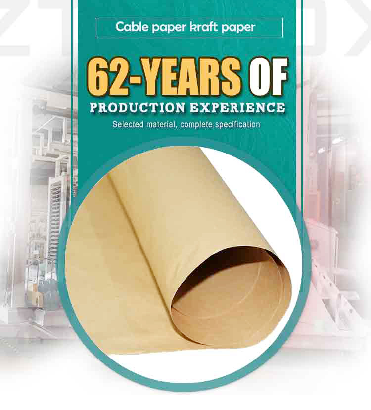 Disposable motor 45 175g/m2 insulation kraft paper roll printed