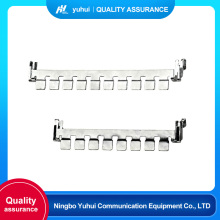 Earth connection strips for Krone modules