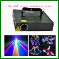 Yüksek güç DJ ekipmanları 2W RGB animasyon lazer ışık