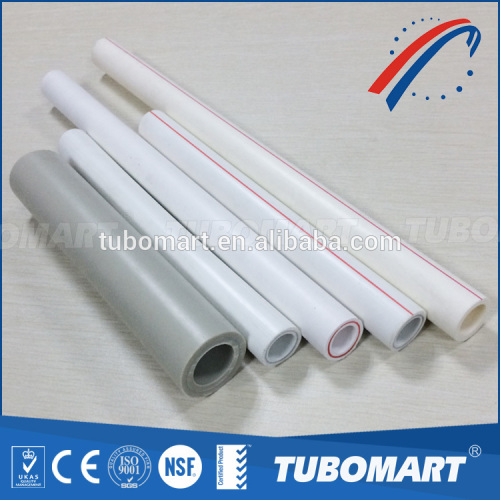 PPR polyethylene Plastic Pipe glass fiber ppr water pipe and fittings for FB PPR Fiberglass composite pipe