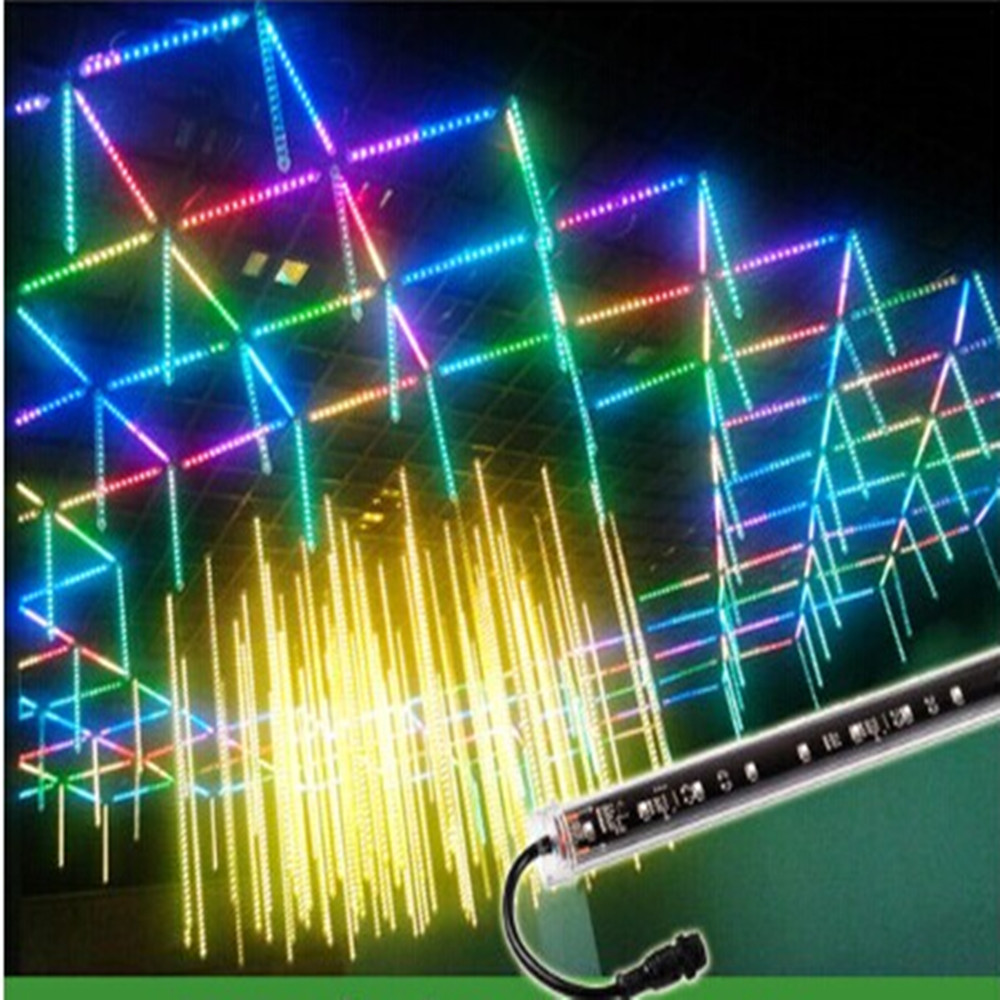 DMX 3D RGB LED උල්කාපාත උල්කාපාත නල dj