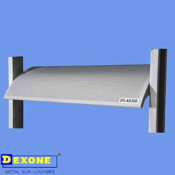 Horizontal sound insulation aluminum louvers