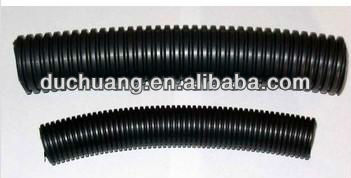 1m Black Nylon Flexible 20mm Corrugated PVC Electrical Conduit