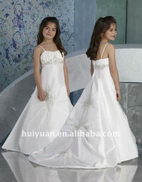 ball gown for kids white