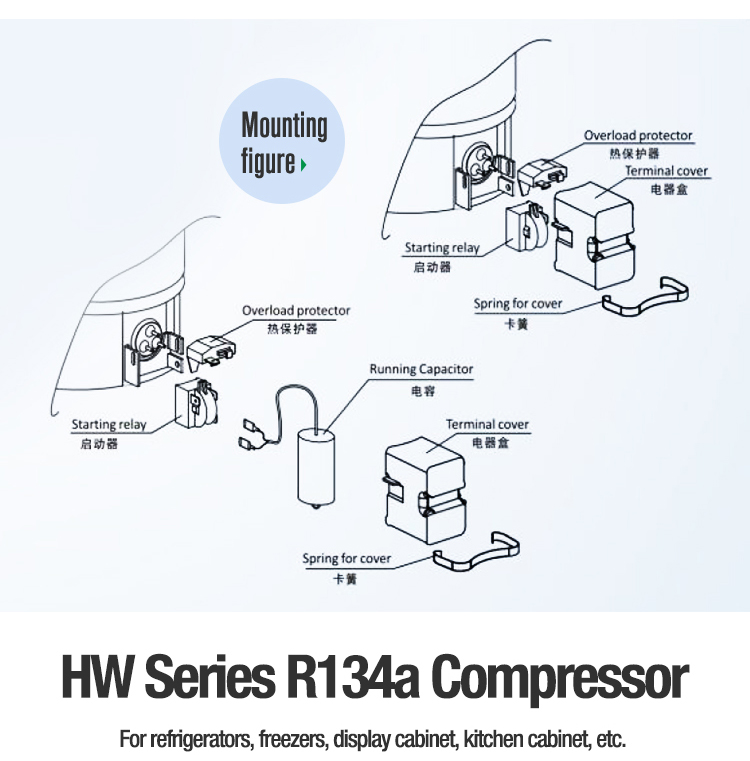 China factory QD91HG hot-sales product in 2019 high quality discount price marine refrigeration compressor