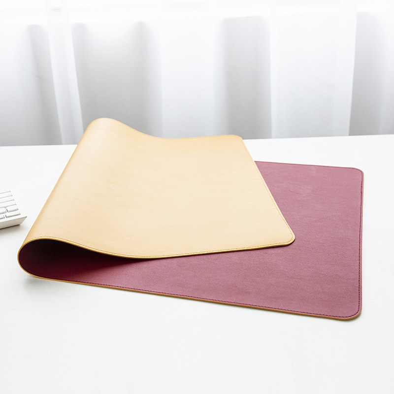 Waterproof Leather Desk Writing Pad Large Mouse Mat for Office