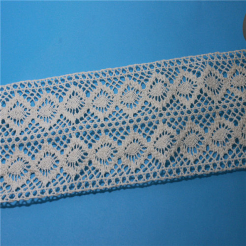 Wholesale Cotton Wide Decorative Garment Lace Wide Ribbon