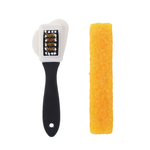 Useful Suede Shoe Brush 3 Side Cleaning Brush And Rubber Eraser Set Black S Shaped Shoes Cleaner For Suede Nubuck Boot Shoe