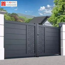 Customized Driveway Sliding Gate: Easy Installation and Maintenance - Black Color