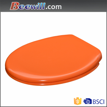 colorful orange Duroplast Toilet Seat Cover soft close quick release toilet seat