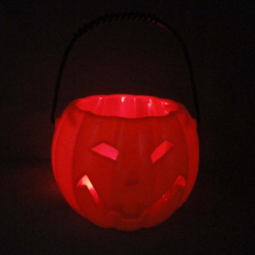 Halloween decoration pumpkin lamp props bar with switch candle lights pumpkin lanterns barrels FC90009