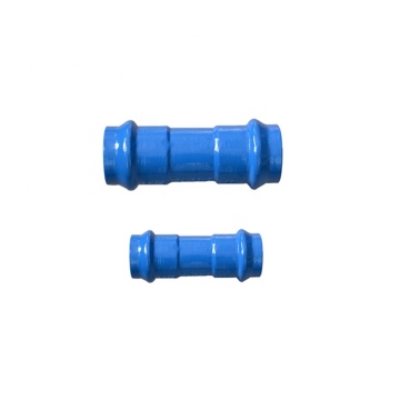 Pipe Fittings: Ductile Iron Socket Joint, Double Socket Collar, and PVC Double Socket Short Pipe