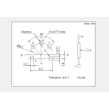 Rk08h series Rotary potentiometer