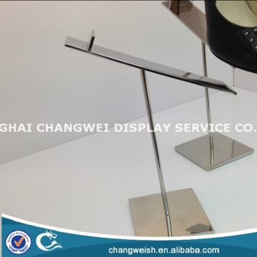 shoe store stainless steel display stand racks