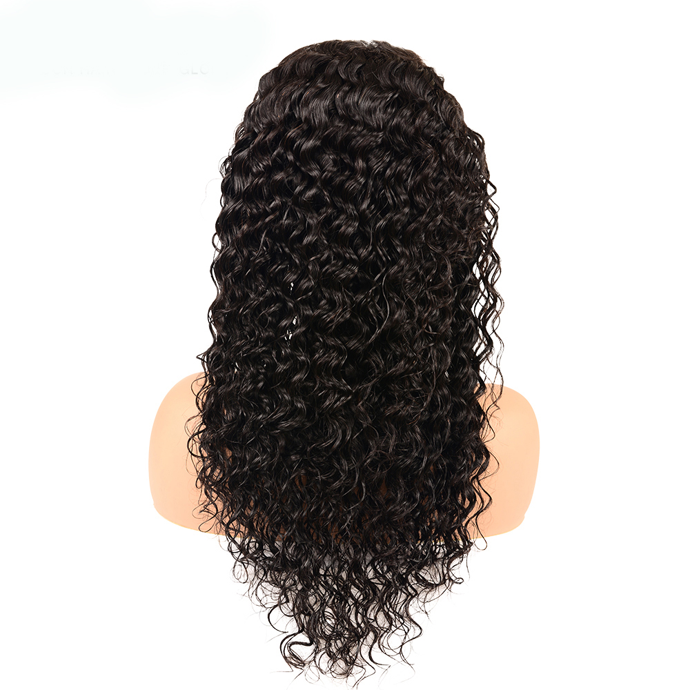 210% Density 4*4   Natural Wave Lace Wigs Human Hair Virgin Wigs  ,100%Cuticle Aligned Unprocessed  9a Natural virgin hair wigs,