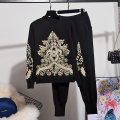 Baju sulaman fesyen baru musim luruh Beaded Knit