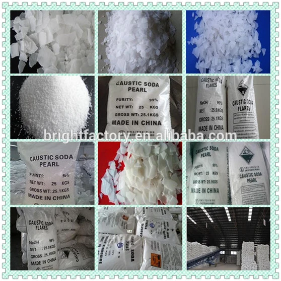 China Manufacturers Detergent Soap Water Treatment Chemicals Caustic Soda Pearl 99%