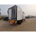 4x2 frozen food transportation refrigerated truck