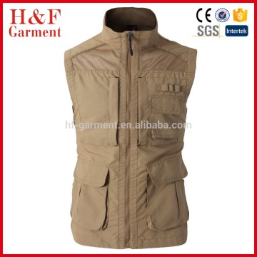 Worker vest waterproof Multiple Pockets Vest