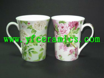 YF28010 elegant ceramic couple mug