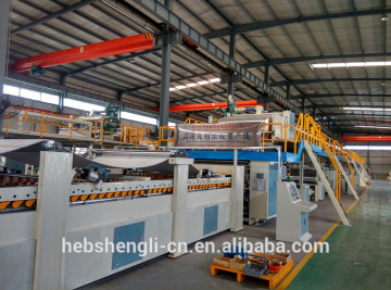 corrugated cardboard production line for carton box making