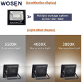 Aesthetic Stylish Commercial Solar LED Flood Light