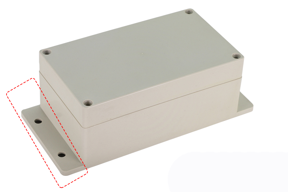 حاوية صندوق بلاستيك كهربائي مع صندوق تقاطع باب مع محطات ABS صندوق إحاطة عن بعد على الحائط PWM350