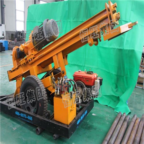 HQZ TYPE OF Hydraulic Pneumatic Diesel Blasting Rock Mining Drilling Rig Efficient pneumatic drilling machine