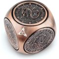 Spinner Dice 7-in-1 Cube 35MM, Metal DND Dice Set, Monster Cube D&D Dice