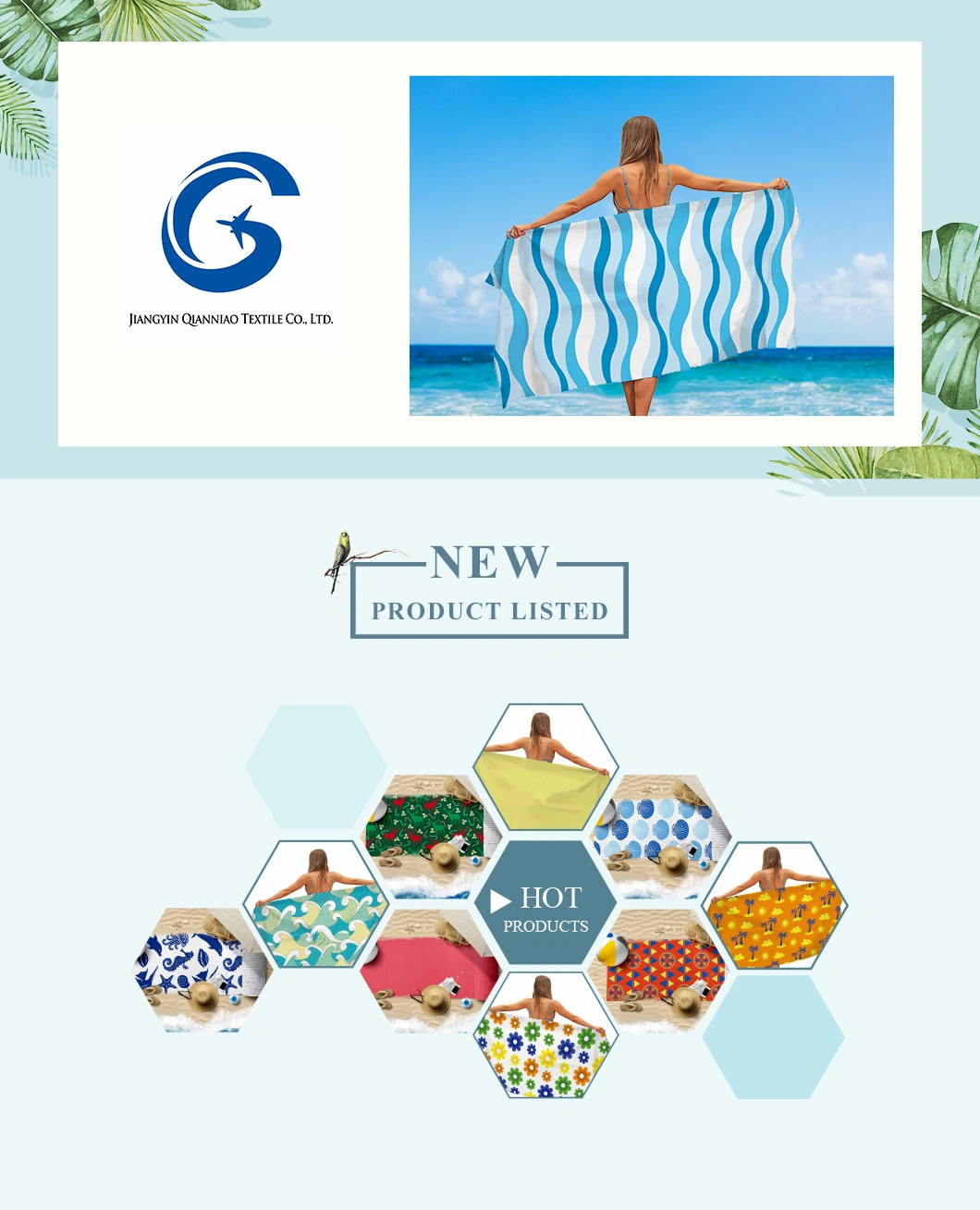 OEM Custom Print High Quality Soft Sand Free Travel Camping 100% Polyester Beach Towel Sand Outdoor Travel Swim Blanket in Stock