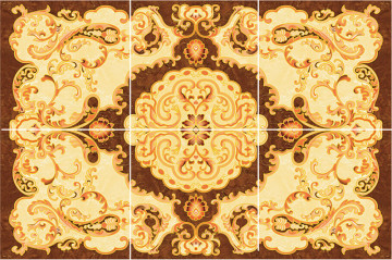 luxury vinyl tile,egyptian tile,flower ceramic floor tile