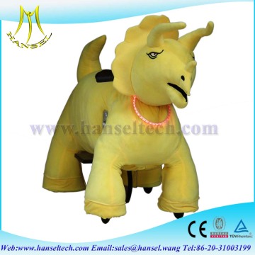 Hansel motorized plush riding animals plush riding animals electric ride on animals