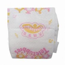 Disposable Baby Nappy, Ultra-thin Design, Perforated Breathable Backsheet