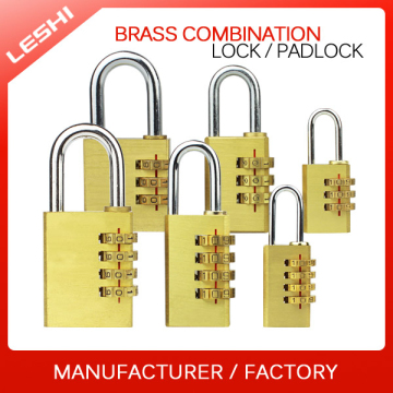 China Factory Combination Brass padlock, Security Pad Lock