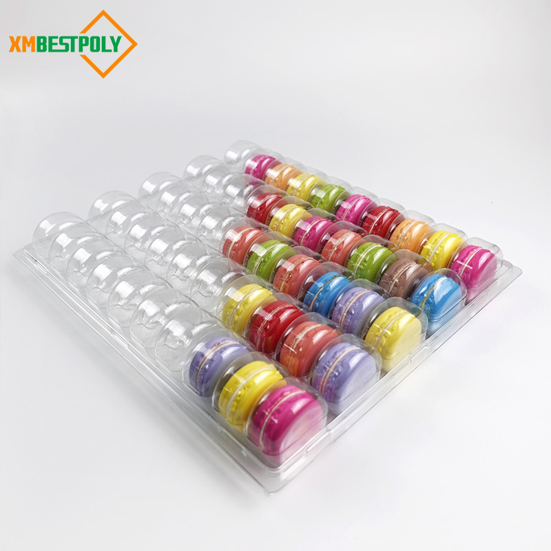 35 Macaron Plastic Blister pack macaron plastic clamshell macaron container box