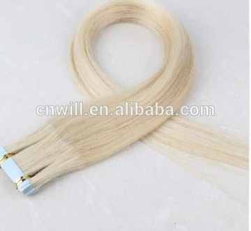 Top Quality human hair tape extensions pu tape hair extensions invisible tape hair extensions