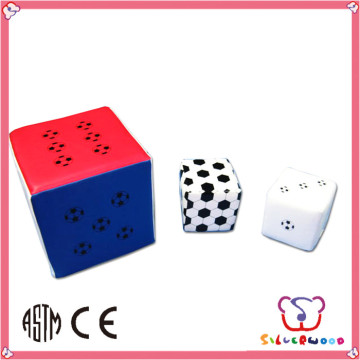 GSV certification cute custom wholesale soft stuffed dice toy