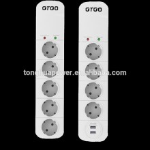 European/ Germany surge portected usb electrical socket with surge protector / usb surge protector