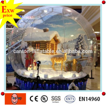 outdoor christmas inflatable snow globes,inflatable snow globes with santa for sale