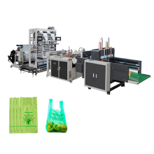 High Capacity Double Line Guess Online Plastic T-Shirt Shopping Bag Making Machine: Efficient Production Solution