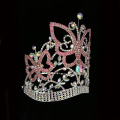 Haiwan rama-rama berlian buatan Tiara Pageant Crown