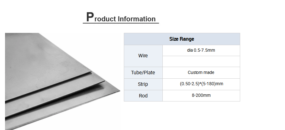 Good Price HiperCo50 iron cobalt vanadium alloy sheet FeCo49V2 plate