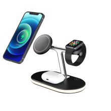 Magnetic Wireless Charger 3 in 1 - 15W Fast Charge