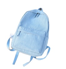 Simple Fashion Jeans Backpack for Young Boys and Girls
