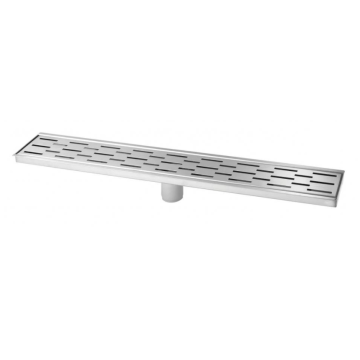 Stainless steel floor drain for the door