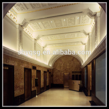 Passageway Decoration Gypsum GRG Moulding Panels Border Line Skirting