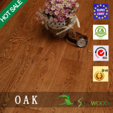 Solid white oak hardwood flooring Flat/Smooth surface UV finished/unfinished