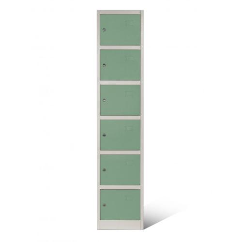 6 Tier Steel Box Lockers Personnel Lockers Furniture